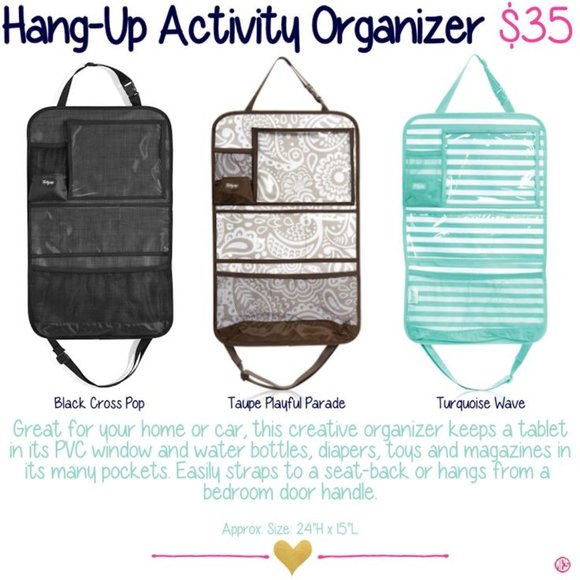 Thirty-one Hang Up Organizer - Taupe Playful Parade - NWT - Picture 2 of 4